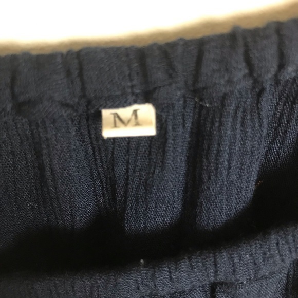 Swim cover up dress off the shoulder navy blue size medium - Picture 4 of 5